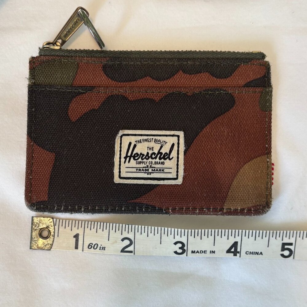 Herschel Sinclair Small crossbody Bag and coin/card wallet in Army Green, camo - Picture 12 of 15